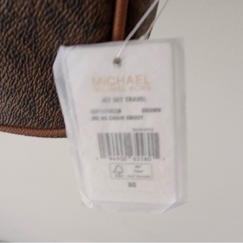 NWT Michael Kors Dark Brown Crossbody Bag - Picture 8 of 10